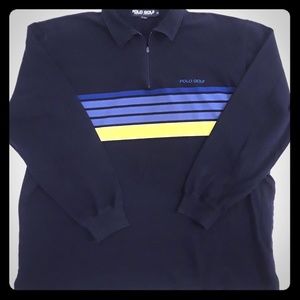Polo Golf rugby zip up SIZE XL